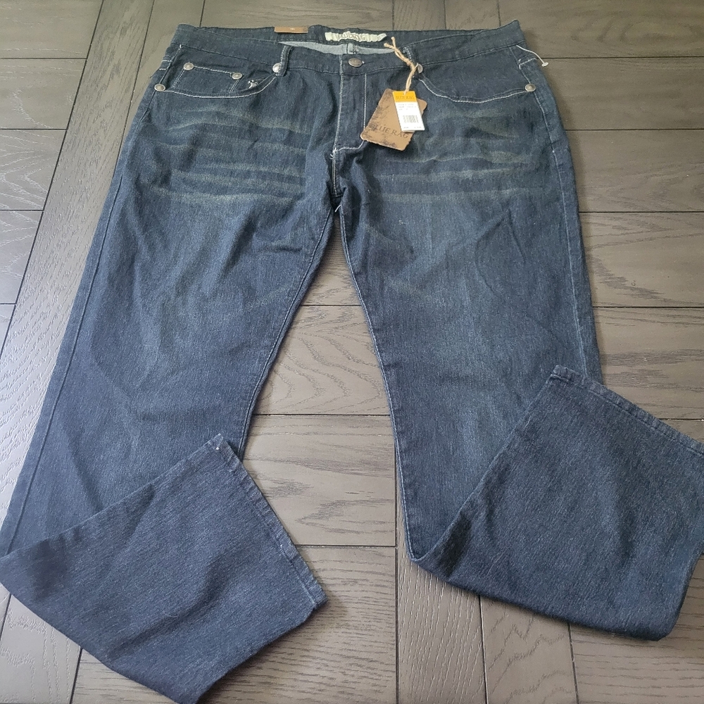 NWT Blue Rag denim jeans W40 L30. Nice soft flex fit denim.  Dark blue. Men's